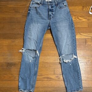 Abercrombie & Fitch Light Wash High Rise Skinny Jeans